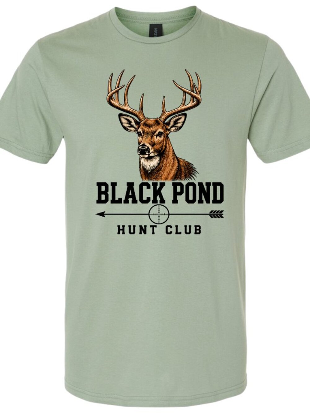 Black Pond Deer Hunt Club T-shirt White Unisex - Picture 5 of 5